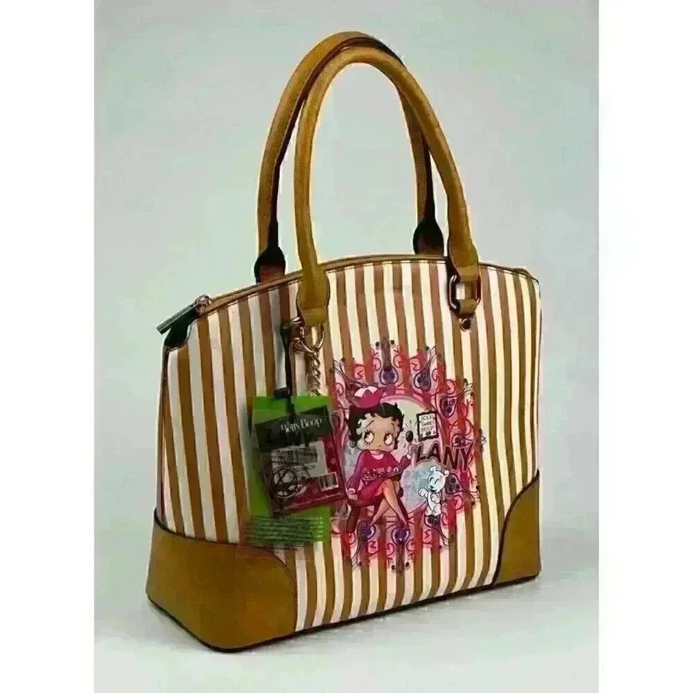 NEW Betty Boop Women's Lany Boop Sweet Boop Vegan Shoulder Handbag - Picture 5 of 5